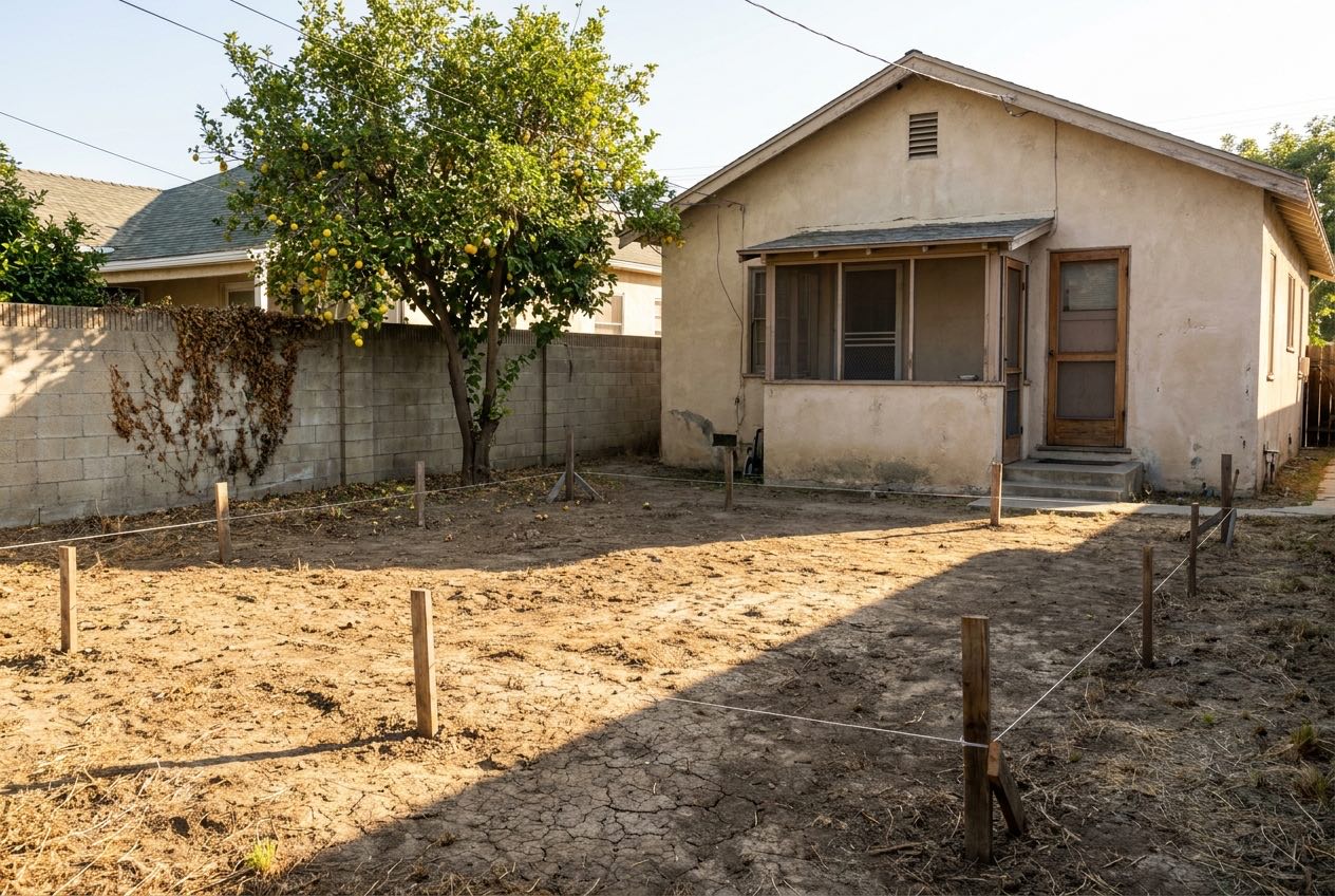 ADU Site Survey - The base for a backyard unit