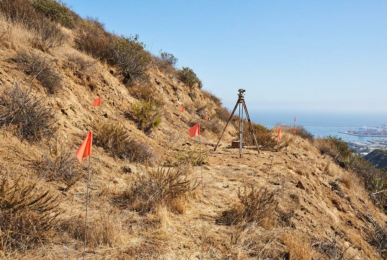 Topographic Survey - Grades and existing conditions